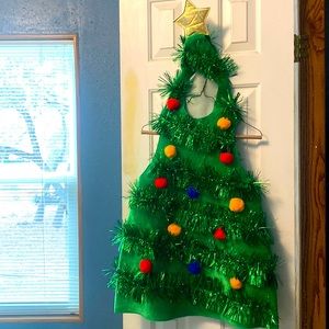 Christmas Tree dress/costume . Girls size L